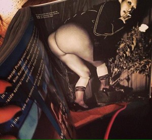 Kim Kardashian Plays Peek-A-Butt In LOVE Magazine (PHOTOS)